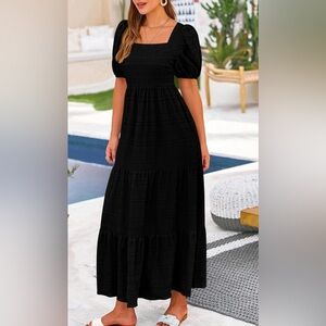 A summer cute black dress bye KATYA